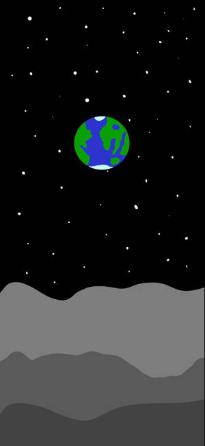 Drippy Earth In Space wallpaper — iPhone 17 Pro Picha ya Ukuta