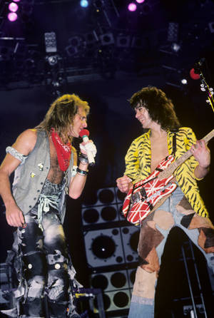 Eddie Van Halen David Lee Roth — Huawei MatePad Air (2025) Picha ya Ukuta
