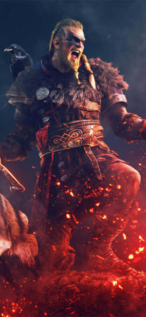 Iphone Xs Max Assassin's Creed Valhalla Background — Realme Narzo 80 Pro Picha ya Ukuta