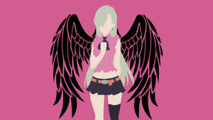 Elizabeth Seven Deadly Sins Anime ya Kisasa — Anime ya minimalist Picha ya Ukuta