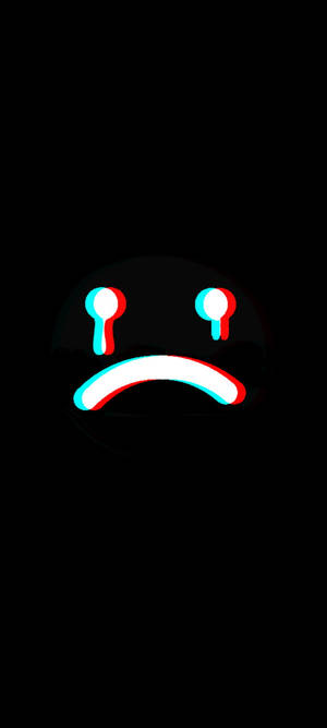Emoji ya Mwonekano wa Huzuni na Mafuta — POCO C71 Picha ya Ukuta