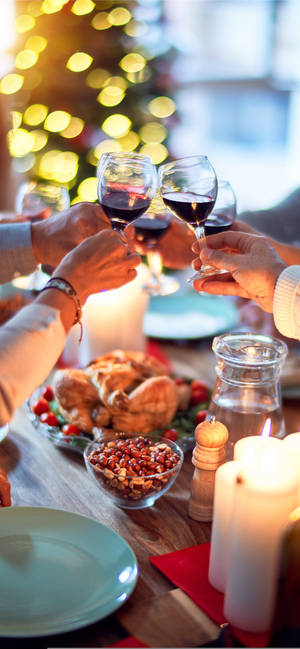 Enchanting Thanksgiving Wallpaper for iPhone — Galaxy S25 Picha ya Ukuta