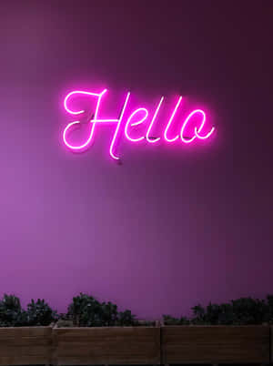 Purple Neon Background — iPad Pro 12.9 Picha ya Ukuta