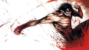 Eren Titan Mwenye Kupiga — Attack on titan Picha ya Ukuta