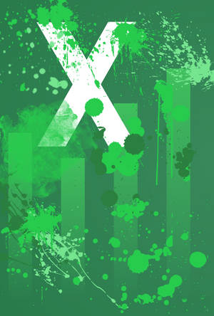 Excel Grungy X Logo — Huawei MatePad Pro Max Picha ya Ukuta