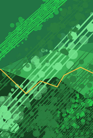 Excel Yellow Line Graph — Huawei MatePad Edge Picha ya Ukuta