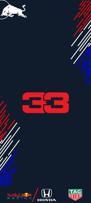 F1 iPhone Max Verstappen 33 Number — iPhone 15 Pro Max Picha ya Ukuta