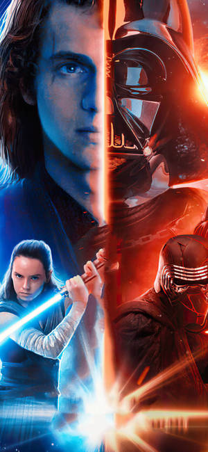 Fan Edit Star Wars IPhone 6 Plus — Galaxy S25 Ultra Picha ya Ukuta