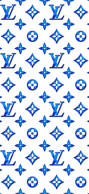Louis Vuitton Blue — Xiaomi 17 Picha ya Ukuta