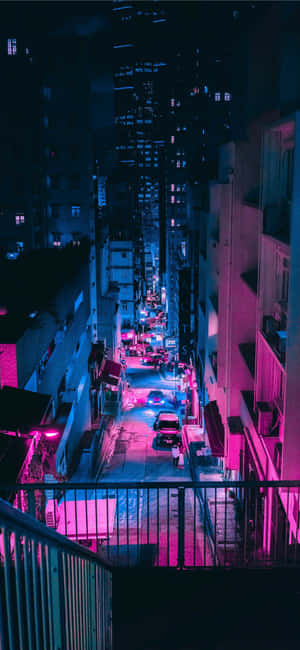 Vaporwave Iphone — Redmi Note 14S Picha ya Ukuta