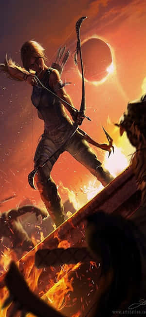 Iphone X Shadow Of The Tomb Raider Background — Redmi K Picha ya Ukuta