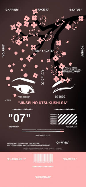 Mashua ya Off White ya Japan — iPhone 17 Pro Picha ya Ukuta