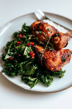 Feast Your Eyes on Delightful Tandoori Chicken — Xiaomi Pad Picha ya Ukuta