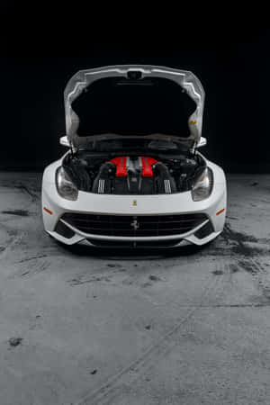 Ferrari background — Honor MagicPad 3 Picha ya Ukuta