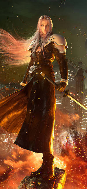 Final Fantasy Iphone — Samsung S23 Picha ya Ukuta