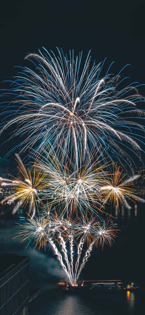 Mchezo wa Fireworks Katika Miami Lakes — Huawei nova 15 Ultra Picha ya Ukuta