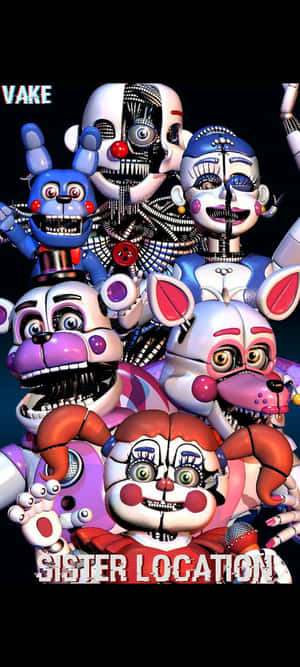 Five Nights At Freddys Sister Location — Moto E14 Picha ya Ukuta