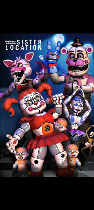 Five Nights At Freddys Sister Location — Moto E14 Picha ya Ukuta
