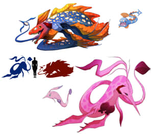 Gorebyss — Pokemon Picha ya Ukuta