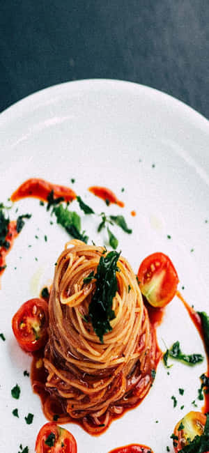 Iphone X Pasta Background — OnePlus Ace Picha ya Ukuta