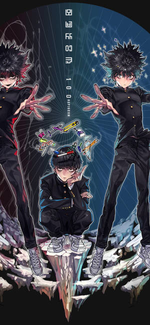 1125x2436 Shigeo Kageyama Mob Psycho 100 8K 7680x4320 Wallpaper — iPhone 12 Pro Max Picha ya Ukuta