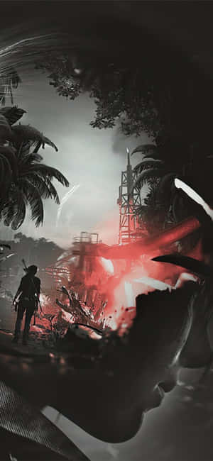 Iphone X Shadow Of The Tomb Raider Background — Honor Play 80 Picha ya Ukuta