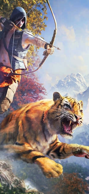 Iphone Xs Far Cry 4 Mandhari — iPhone 15 Plus Picha ya Ukuta