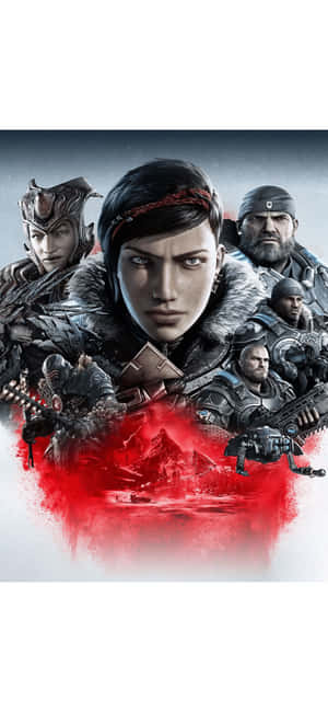 Mpango wa Iphone X Gears Of War 5 — Moto G77 Picha ya Ukuta