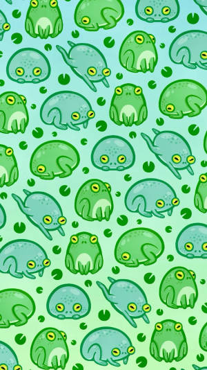 Furaha Kawaii Mkonde Wenye Mchoro wallpaper