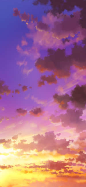 Pink Anime Background — OnePlus 13T Picha ya Ukuta
