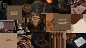 Mandhari ya Aesthetic Brown — Aesthetic brown Picha ya Ukuta