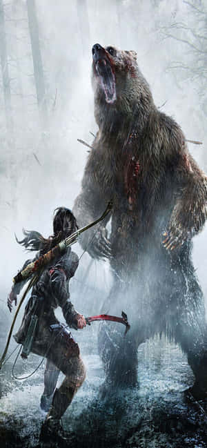 Iphone Xs Max Rise Of The Tomb Raider Background — Redmi A7 Pro Picha ya Ukuta