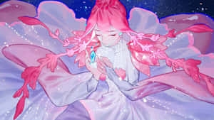 Picha za Pink Anime Aesthetic — Pink anime aesthetic Picha ya Ukuta