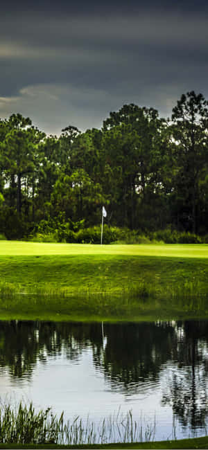 Iphone X Golf Course Background — Nothing Phone (a-series) Picha ya Ukuta