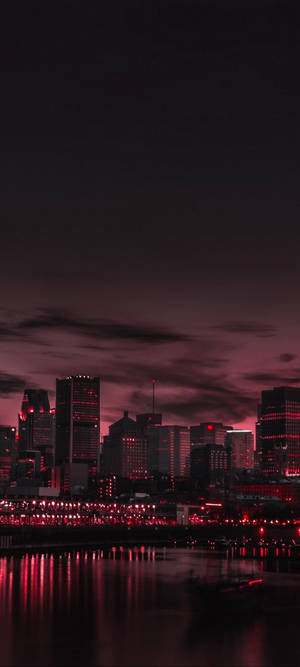 Night City Aesthetic — Oppo F29 Pro Picha ya Ukuta