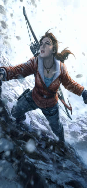 Iphone Xs Max Rise Of The Tomb Raider Background — Redmi A7 Pro Picha ya Ukuta