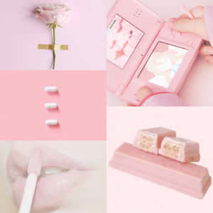 Picha za waridi za pastel aesthetic