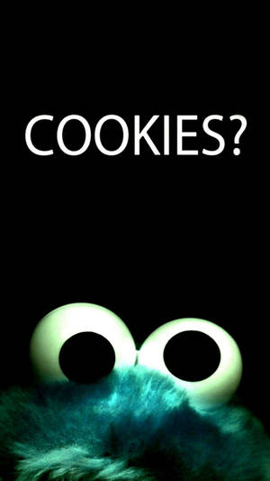 Picha ya skrini ya kuingia ya Cookie Monster na kuki.