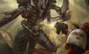 Mandhari ya Dawn Of War Iii — Mchezo wa kuigiza Picha ya Ukuta