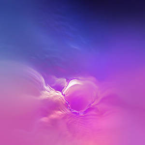 Galaxy S10 blue over pink wallpaper — Samsung Galaxy S20 Picha ya Ukuta