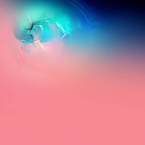 Galaxy S10 pink over blue wallpaper — Samsung Galaxy S20 Picha ya Ukuta