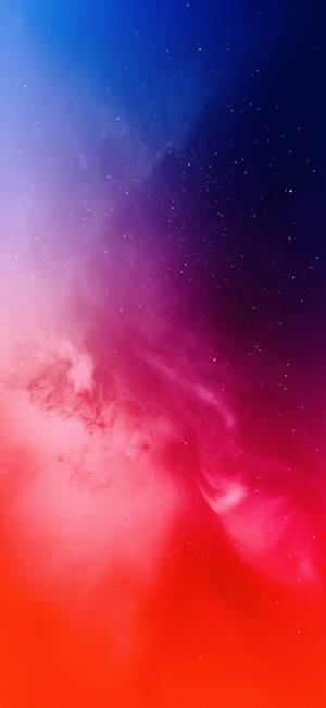 Galaxy Sky In Gradient Red Iphone — Samsung S23 Picha ya Ukuta