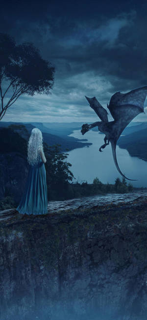 Game Of Thrones Season 8 Dragon Wallpaper — iPhone 14 Picha ya Ukuta
