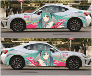Picha za gari za anime — Gari anime Picha ya Ukuta