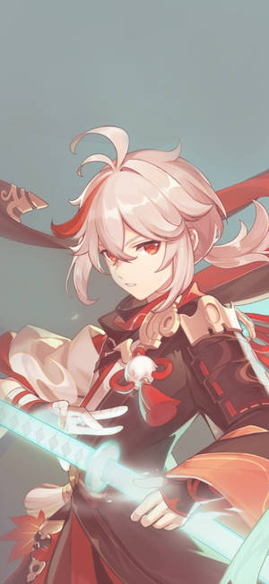 Genshin Impact Kaedehara Kazuha wallpaper — iPhone 17e Picha ya Ukuta