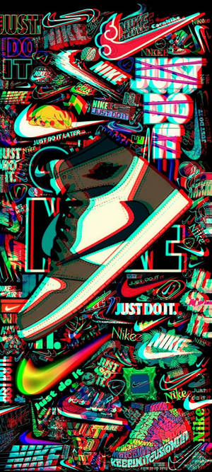 Nike Graffiti — Galaxy A07s Picha ya Ukuta