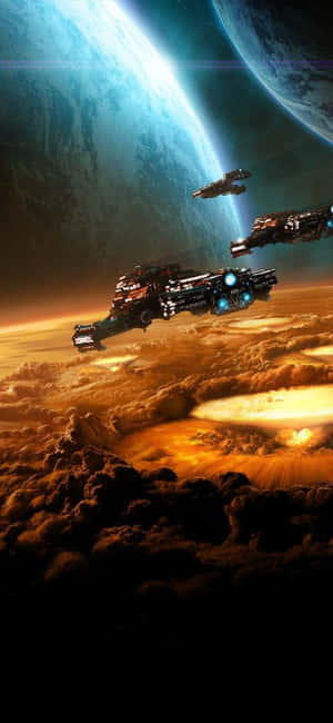 Iphone X Starcraft Ii Background — Vivo S60e Picha ya Ukuta