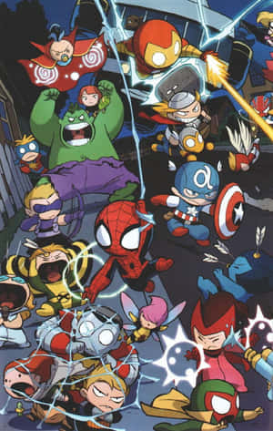 Marvel Art Iphone — Infinix Xpad 20 Picha ya Ukuta