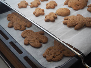 Picha ya ukuta ya Gingerbreads waliyotengenezwa tazaa — 4:3 Picha ya Ukuta