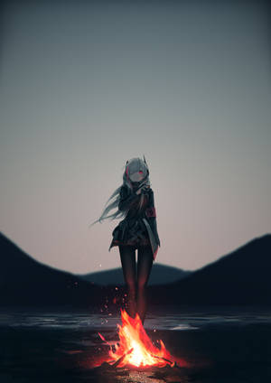Poster ya Anime Girls Frontline wallpaper — Oppo Pad 5 Picha ya Ukuta